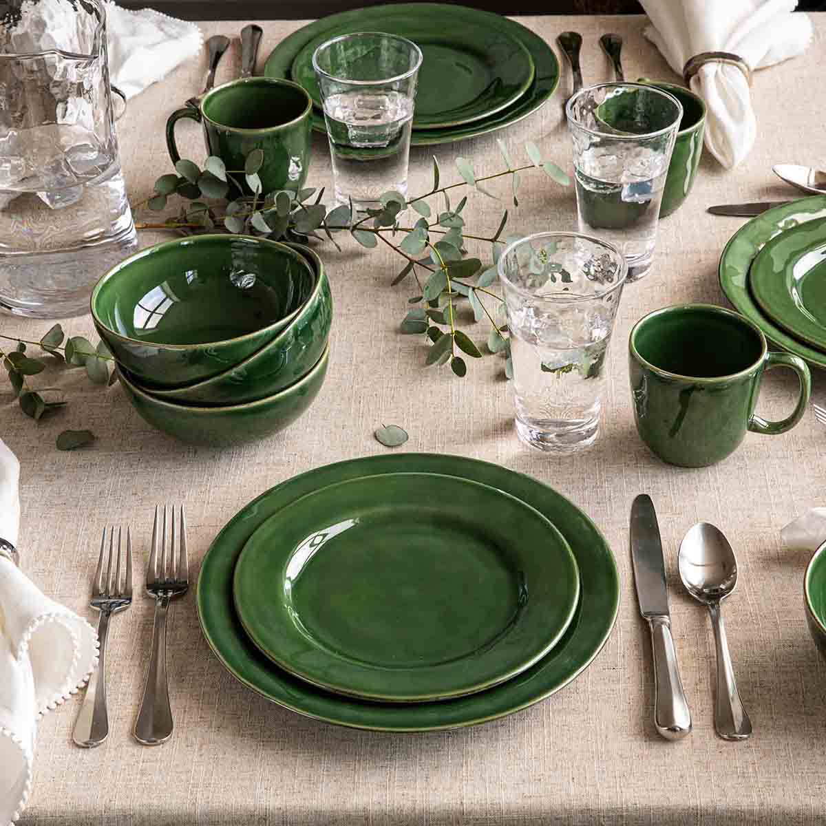 Versatile Basil Green Ceramic Coffee Mug - Image 3