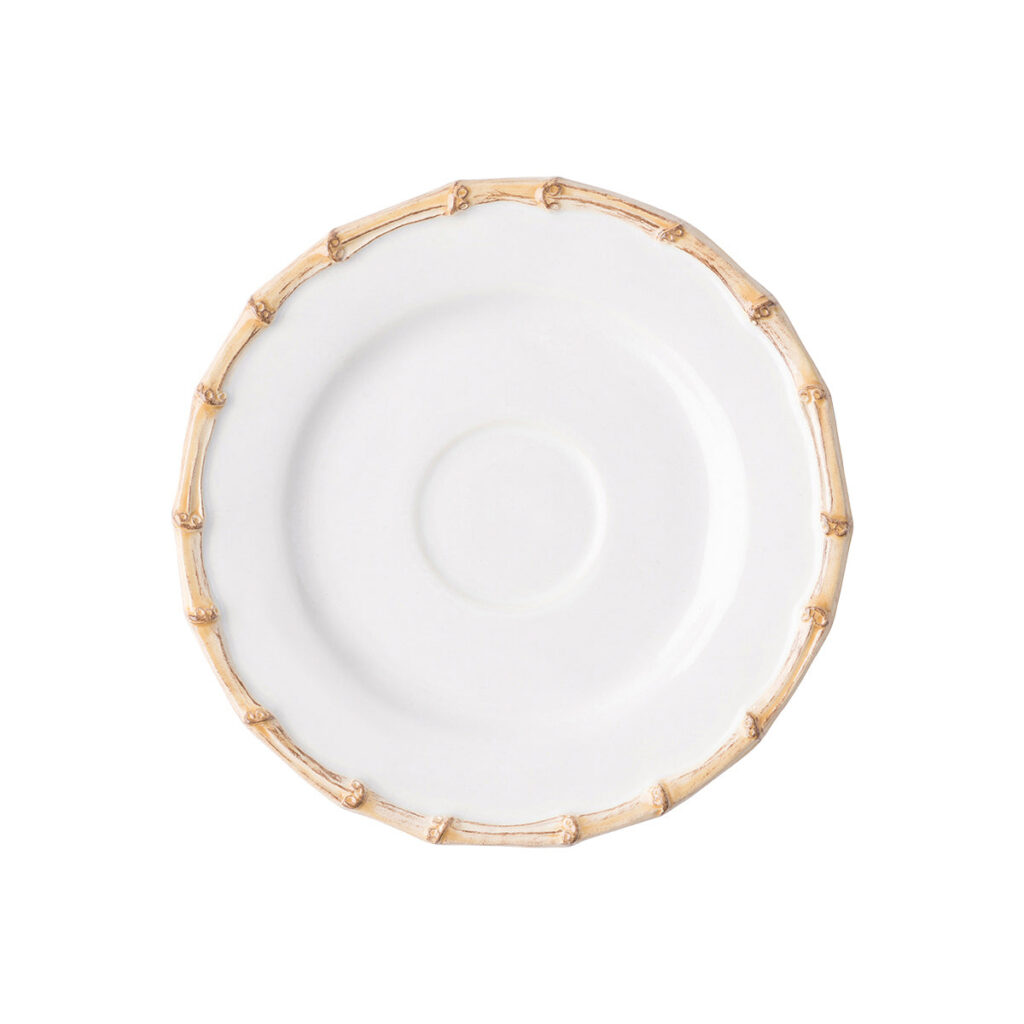 Versatile Natural Ceramic Tea Saucer