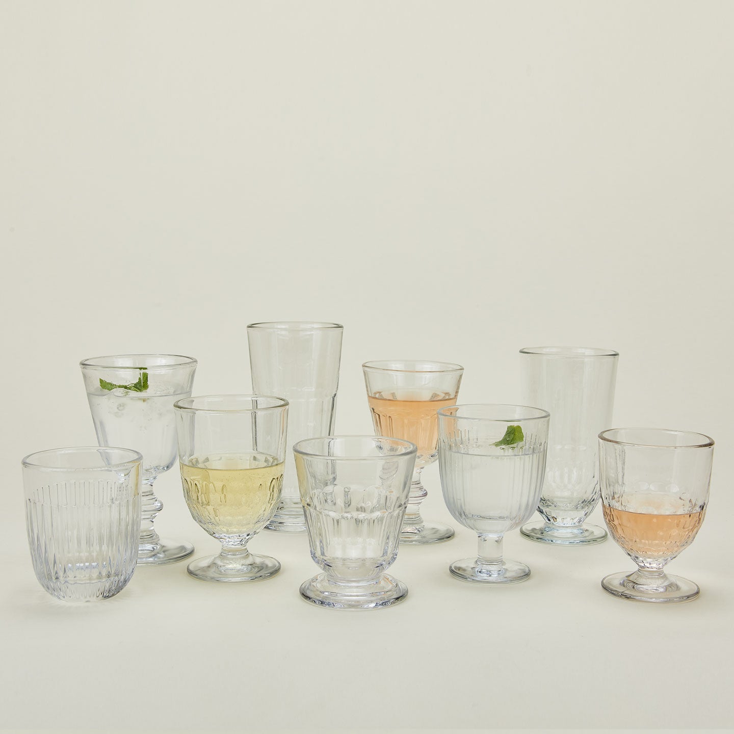 Faceted French-Style Highball Set - Image 3