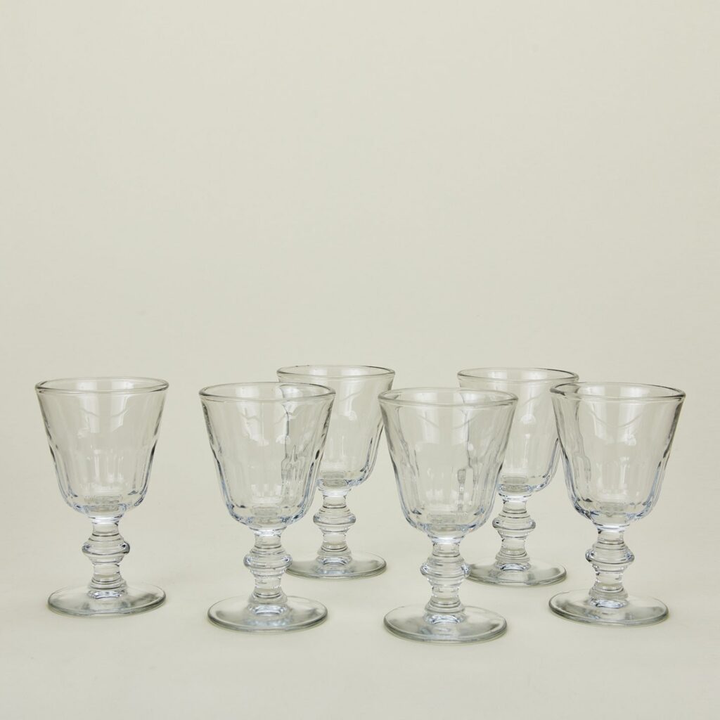 Classic French-Style Water Glass Set