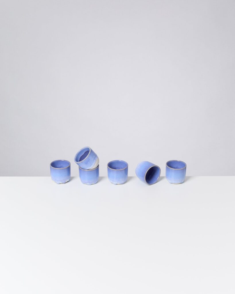 Everyday Clean Line Cornflower Espresso Cup Set of Six