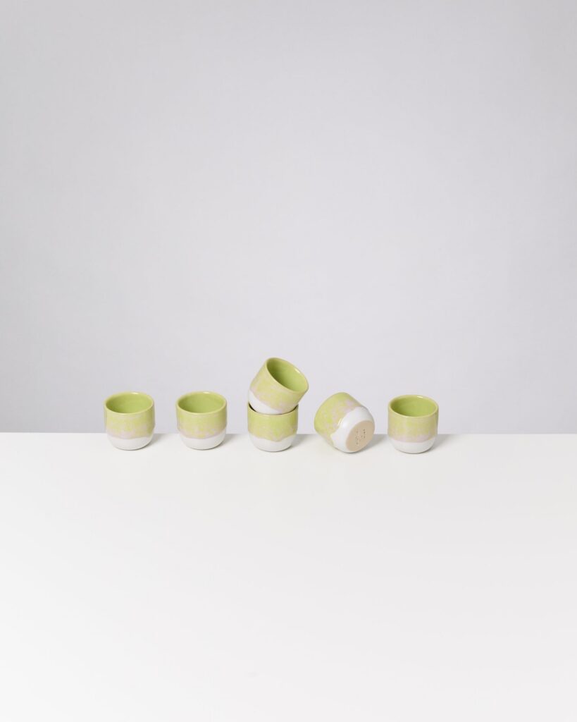 Everyday Lime Espresso Cup Set of Six