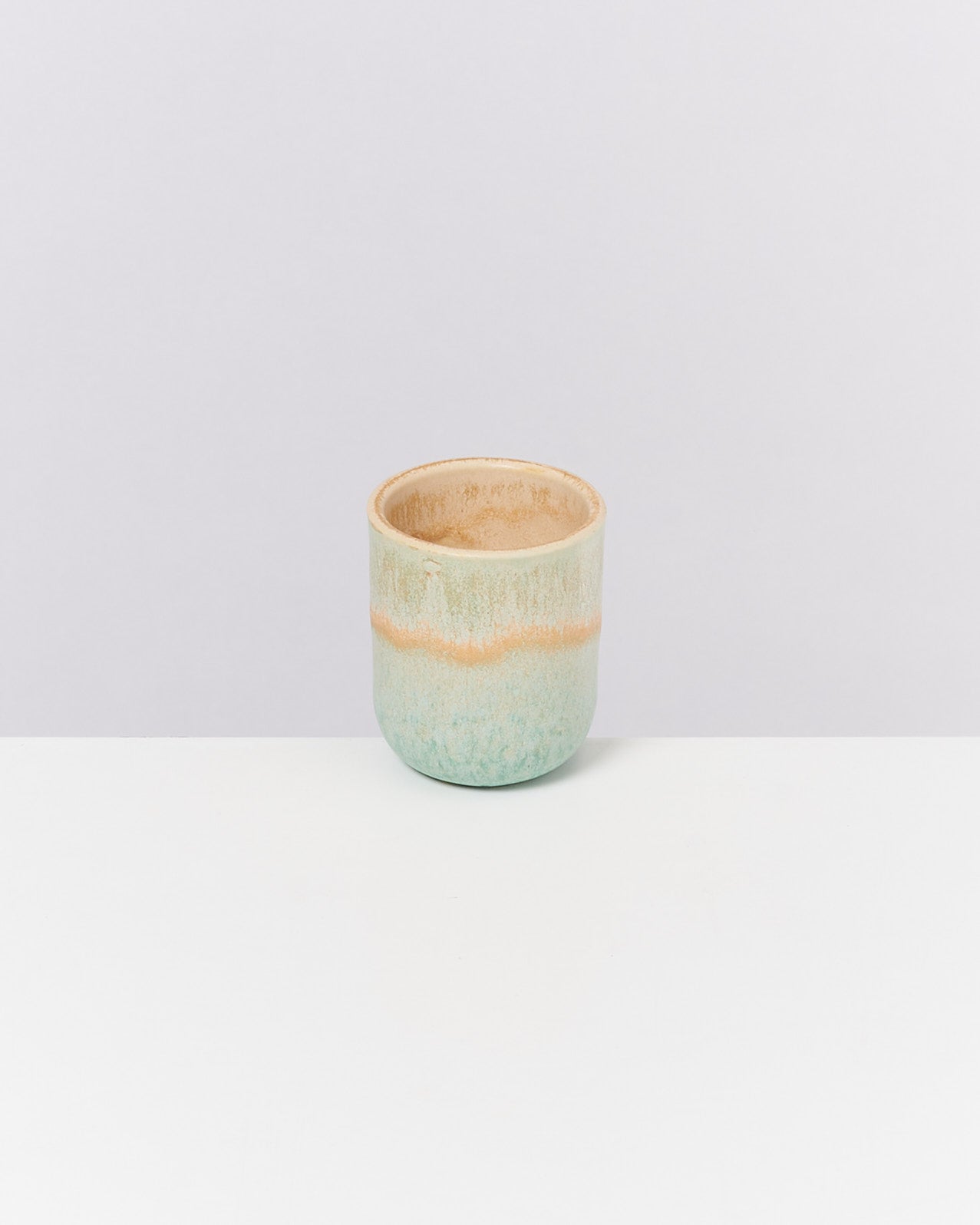 Everyday Apricot Mint Espresso Cup Set of Four